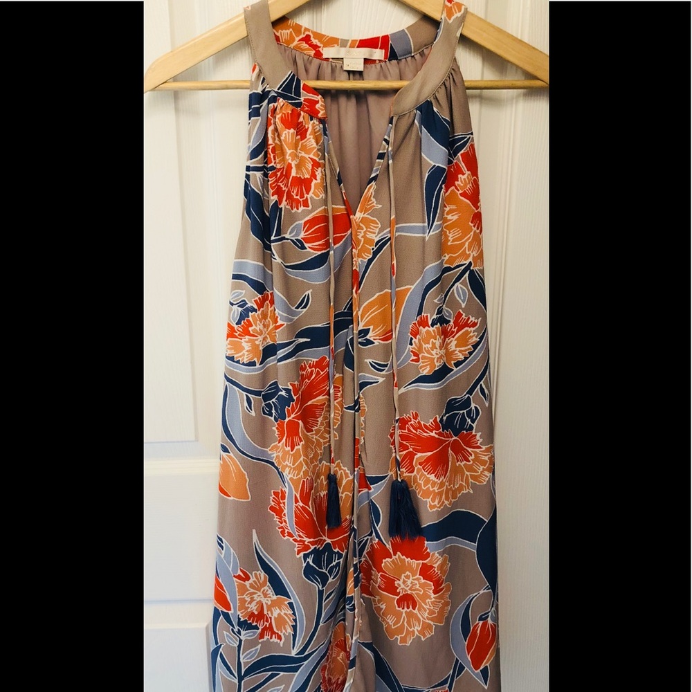 C&E Summer Floral Sleeveless Dress